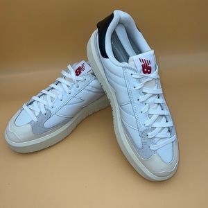 New Balance CT302 Leather Casual Sneaker White Cream Size 12 NEW without Box
